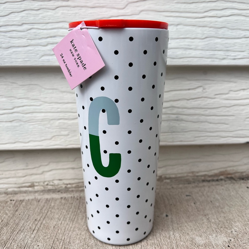 Kate Spade Polka Dot Tumbler - C